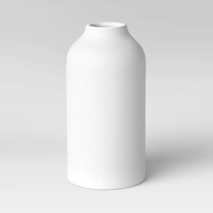 10&#34; x 5&#34; Texture Ceramic Vase White - Project 62&#8482; | Target
