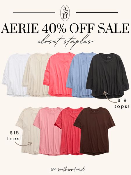 SALE ALERT: 40% off Aerie Tees

Fit tips: tts, M

aerie, sale alert, tees, short sleeve tee, relaxed shirts, casual shirt, $20 finds, affordable fashion, summer fashion, sale, everyday fashion inspo, bump friendly tops, maternity friendly tees


#LTKFindsUnder50 #LTKSummerSales #LTKSaleAlert
