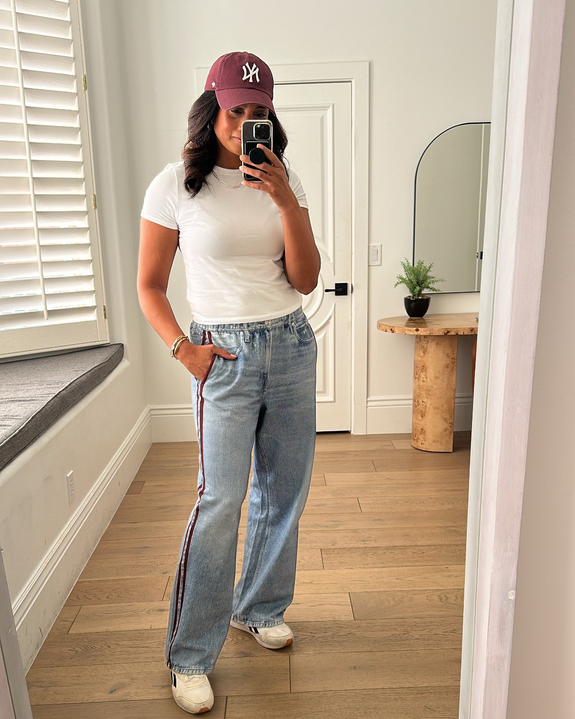 Casual outfit style inspo, all fit true to size.
M

#LTKStyleTip #LTKOver40