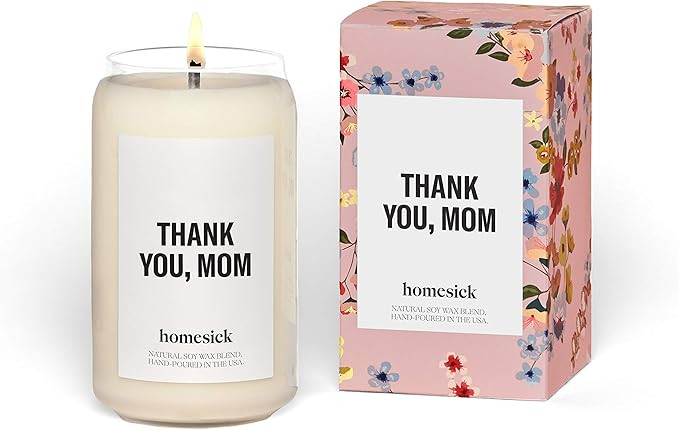 Homesick Scented Candle, Thank You, Mom - Scents of Bergamot, Lavender, Sage, 13.75 oz | Amazon (US)