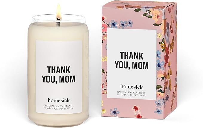 Homesick Premium Scented Candle, Thank You, Mom - Scents of Bergamot, Lavender, Sage, 13.75 oz, 6... | Amazon (US)