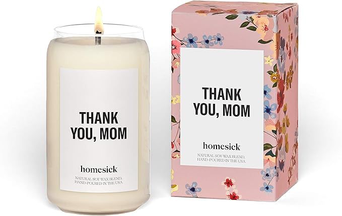 Homesick Scented Candle, Thank You, Mom - Scents of Bergamot, Lavender, Sage, 13.75 oz | Amazon (US)