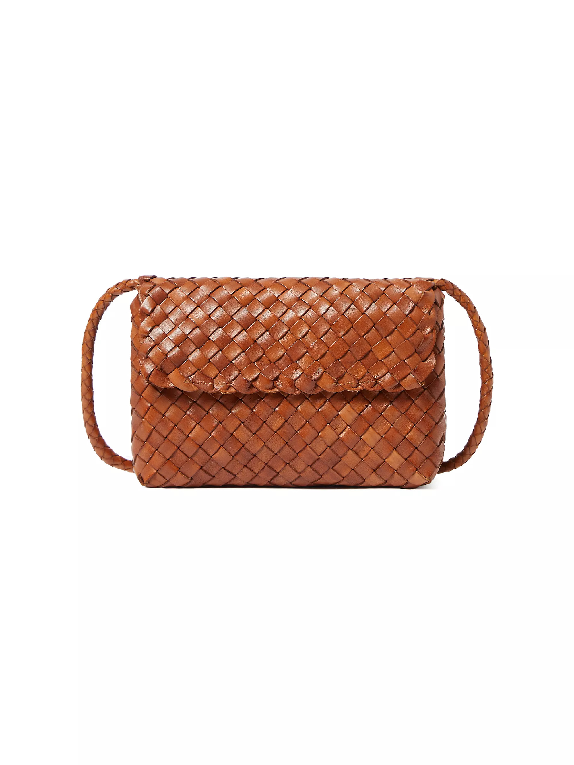 Billie Woven Leather Shoulder Bag | Saks Fifth Avenue