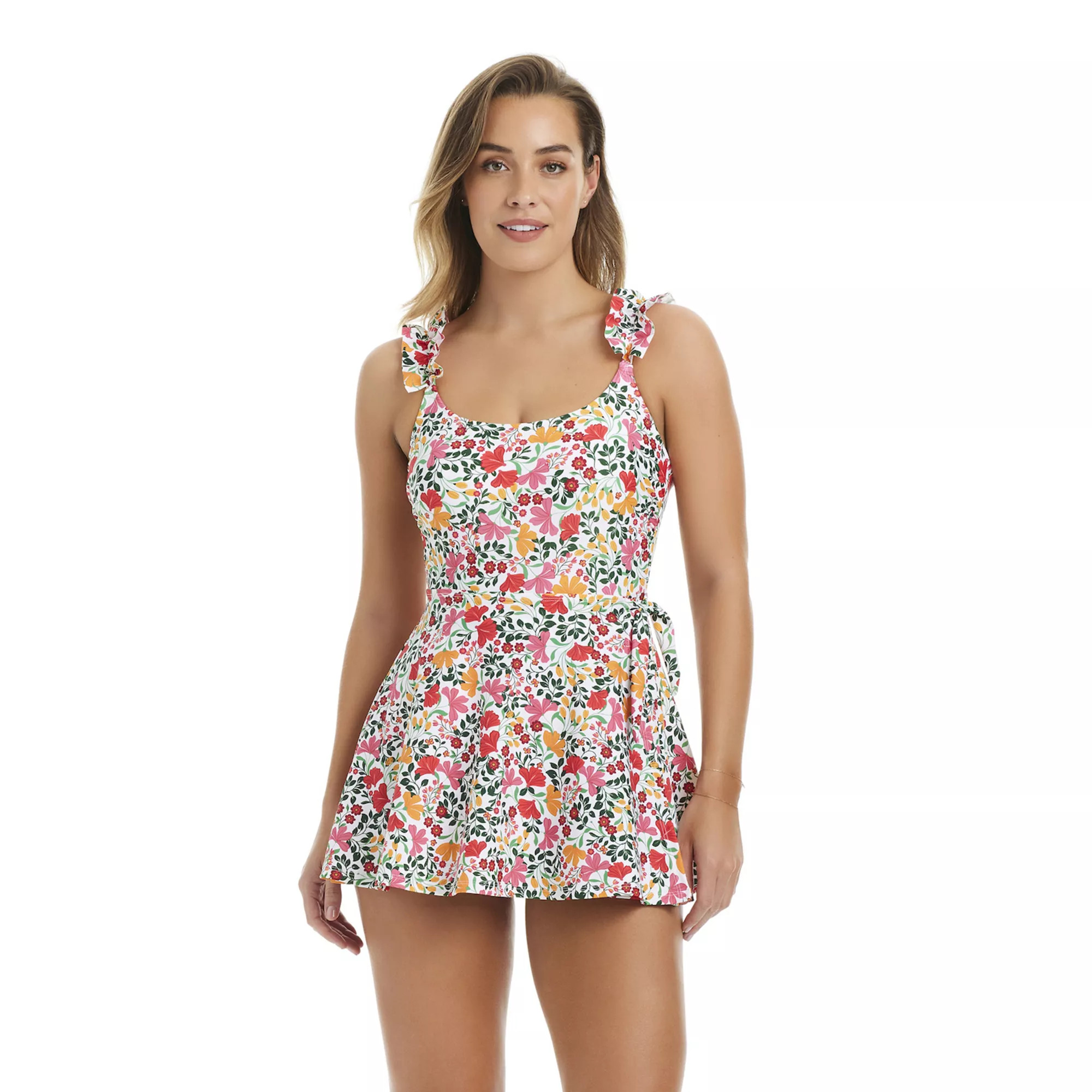 Women's Draper James Over the Shoulder One-Piece Swim Dress | Kohl's