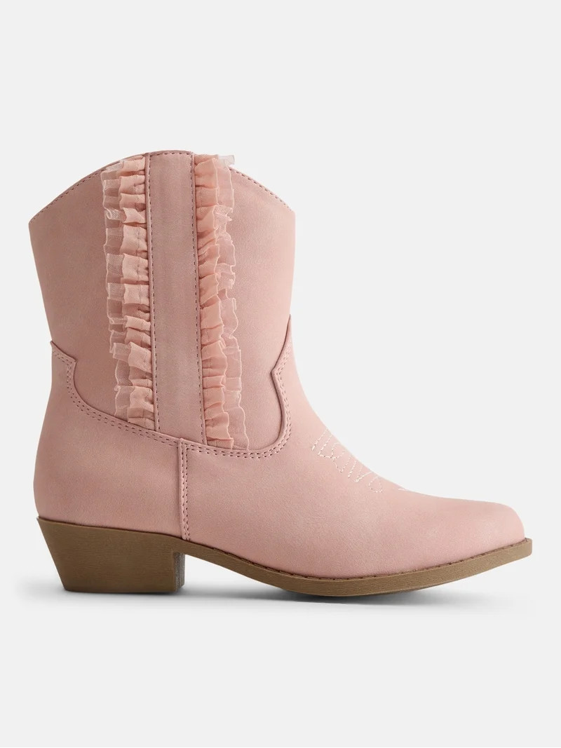 Justice Little Girls and Big Girls Western Boots | Walmart (US)