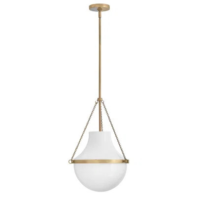 Vena Teardrop Single Light Pendant with Hand-Blown Etched Opal Glass | Wayfair North America