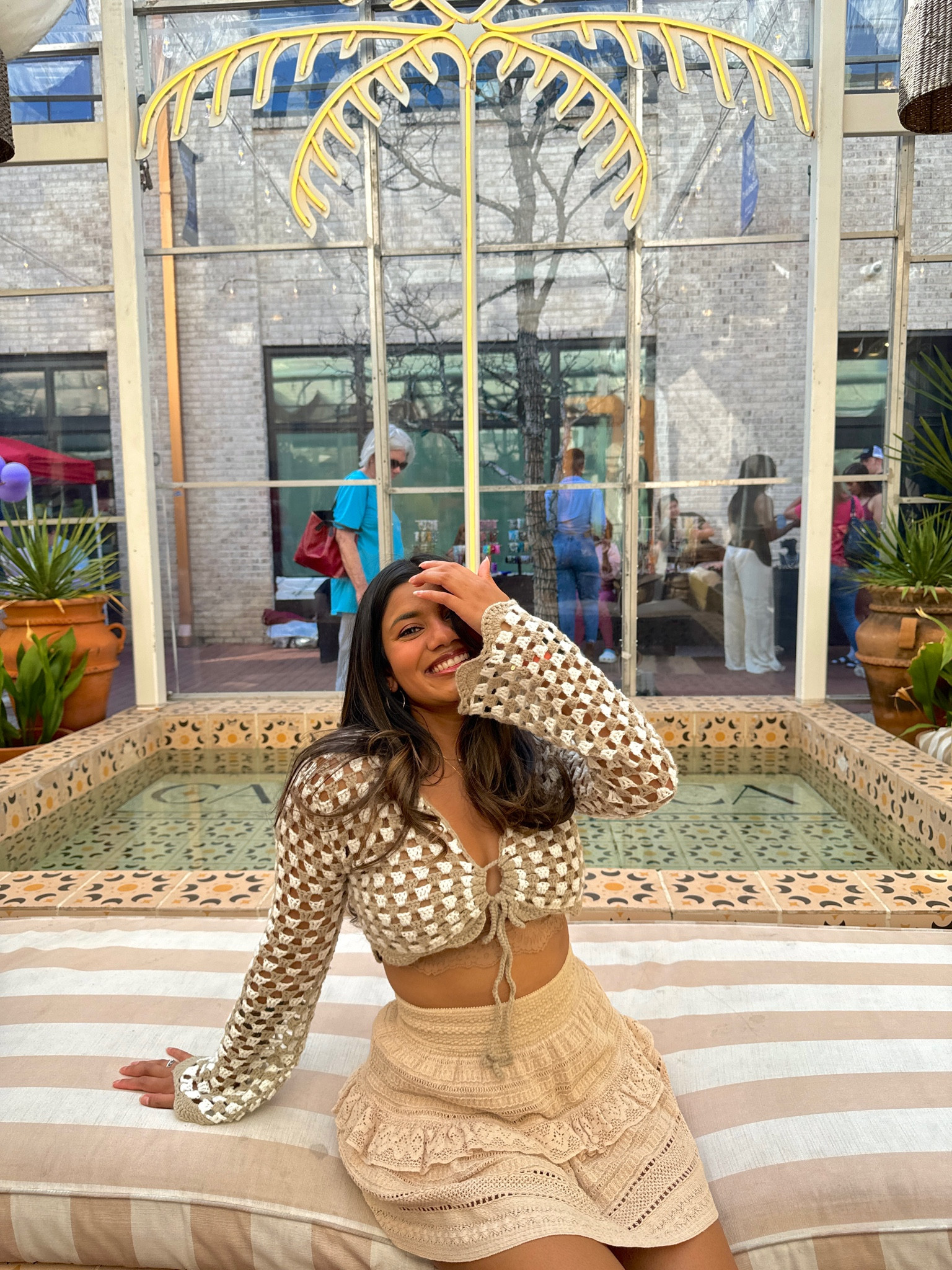 crochet, crochet long sleeve, crochet crop top, brown, white, neutrals, tan, tie front, long sleeve tie front top, altard state, aerie, cute tops, brunch outfit, daytime outfit, europe outfit, greece outfit, italy outfit, morocco outfit, coachella outfit, festival outfit, festival tops, beach tops, pool tops, vacation outfit 

#LTKSpringSale