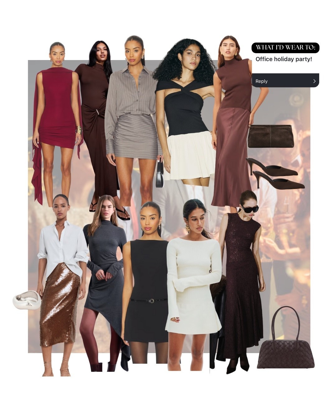 What to wear to your office holiday party 

Office party, holiday party, holiday outfit, party dress, ootn, date night 

#LTKHoliday #LTKootd