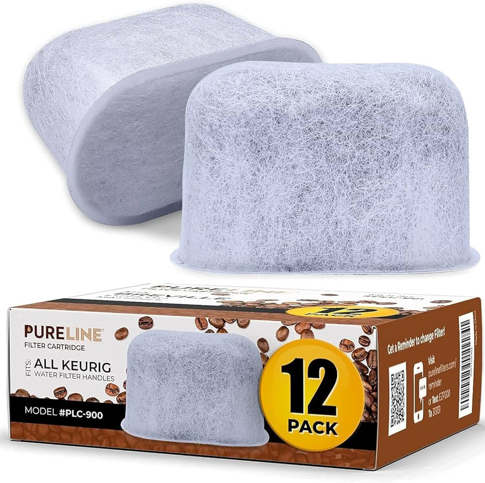 Keurig Filter Replacement, 12 Pack Compatible Charcoal Water Filter Replacement by Pureline - for... | Amazon (US)