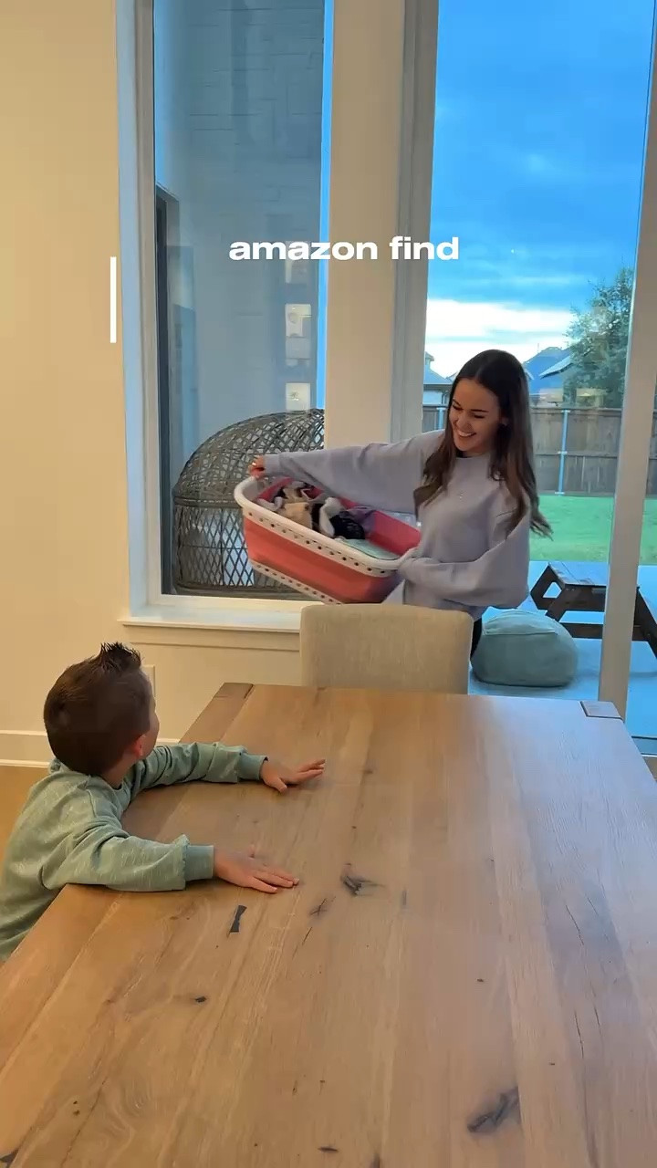 Laundry hack to help get your kids involved 🙌🏼 my kids actually WANT to fold their laundry when they get to use this. Love how this teaches them to fold and keeps their drawers tidier for mamas sanity 🙈🤍

Kids hacks family gadgets mom favorites useful practical affordable laundry