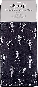 KAF Home Clean It! Set of 2, Microfiber Dish Drying Mats, 15 x 20-inch, Absorbent, Fast Drying, D... | Amazon (US)