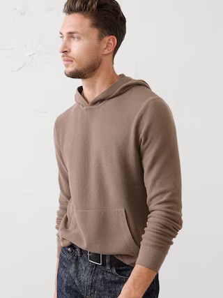 Textured Sweater Hoodie | Banana Republic Factory