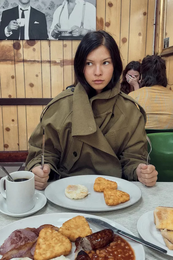 SHORT COTTON TRENCH COAT WITH BELT | Zara UK