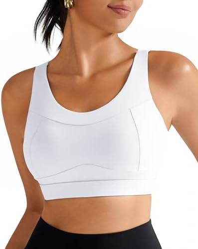 RUNNING GIRL High Impact Sports Bras for Women,Racerback Running Bra Workout Crop Tank Tops Longl... | Amazon (US)