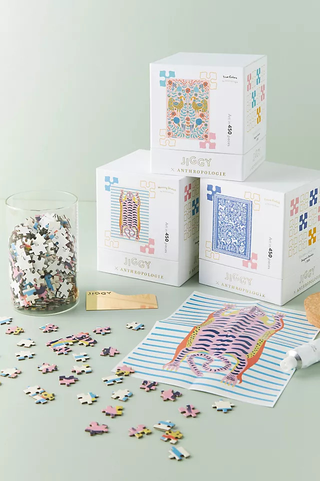 Jiggy for Anthropologie Puzzle and Glue Set | Anthropologie (US)