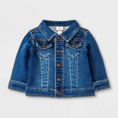 Baby Denim Jacket - Cat & Jack™ Blue | Target