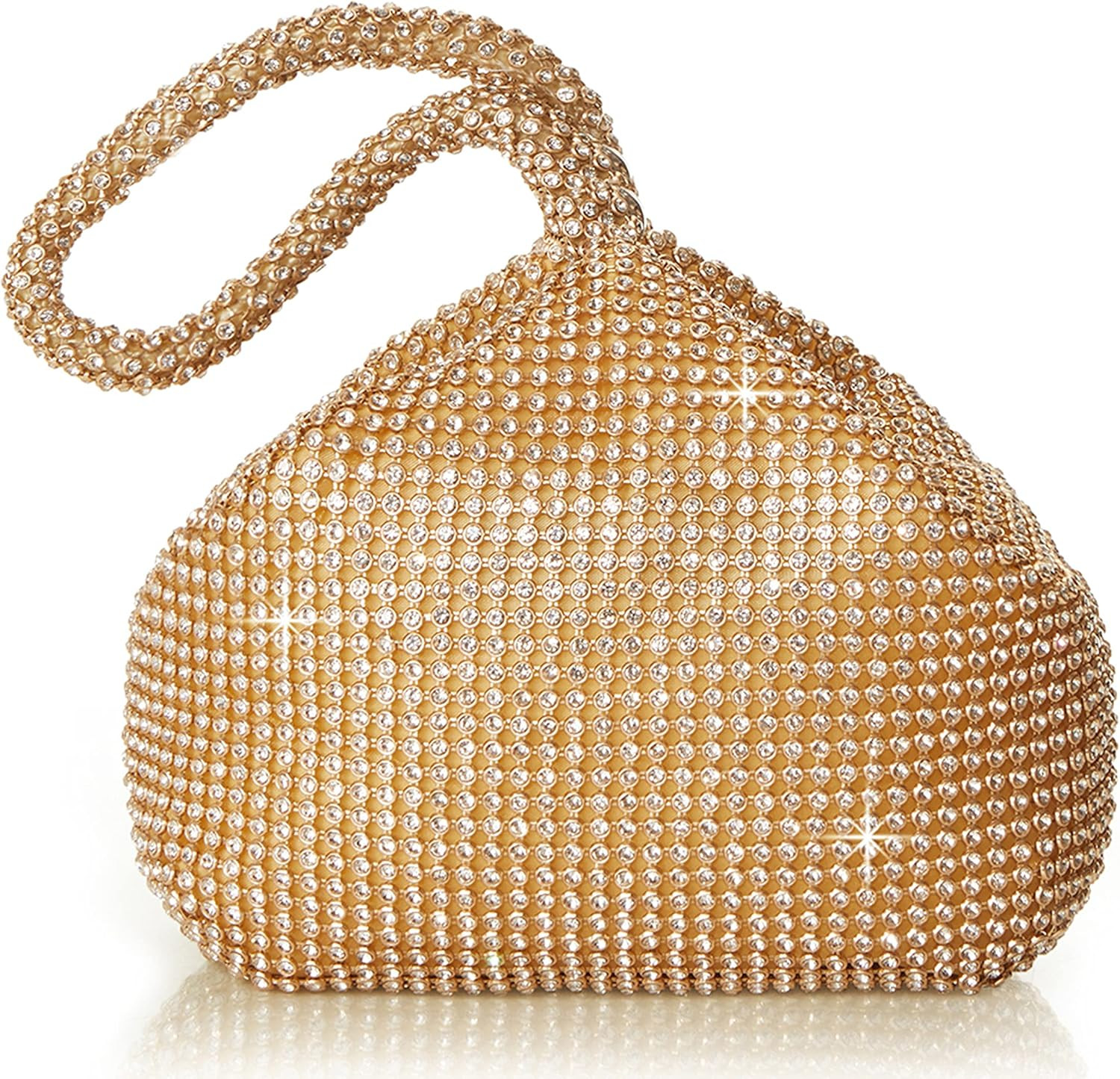 BABEYOND Women's Rhinestone Clutch Evening Bags Sparkly Glitter Triangle Purse for 1920s Party Prom Wedding | Amazon (US)