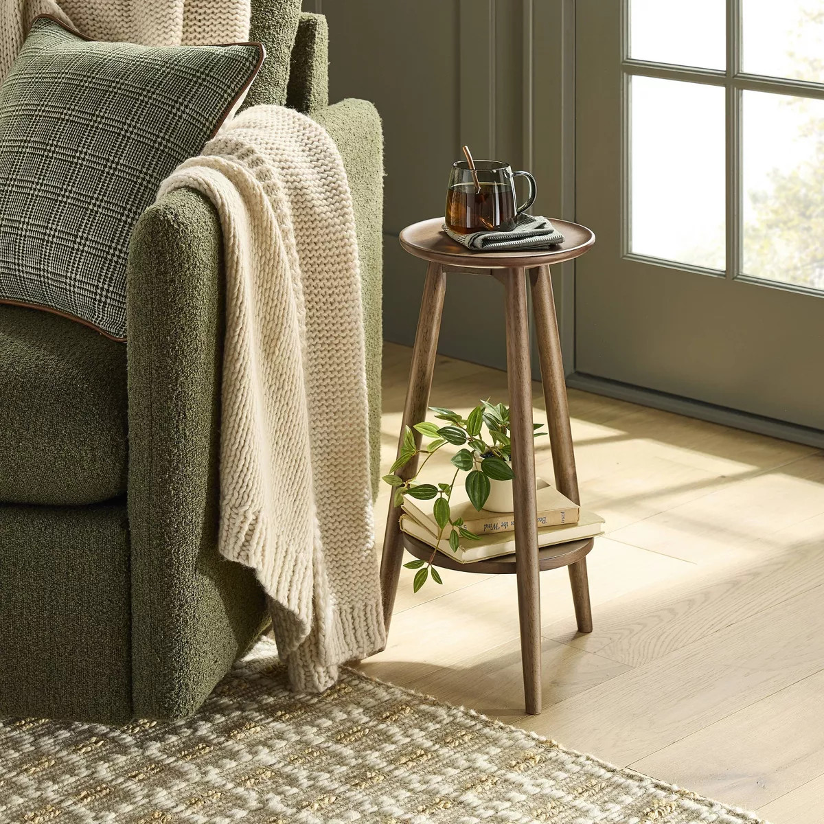 Drink Table or Plant Stand - Aged Oak - Hearth & Hand™ with Magnolia | Target