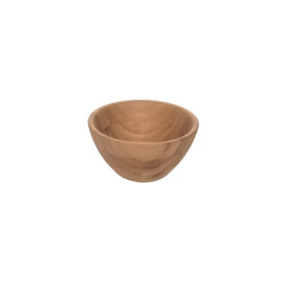 Beachcombers Bamboo Wooden Small Serving Dining Bowl, 4.75 in. | Target
