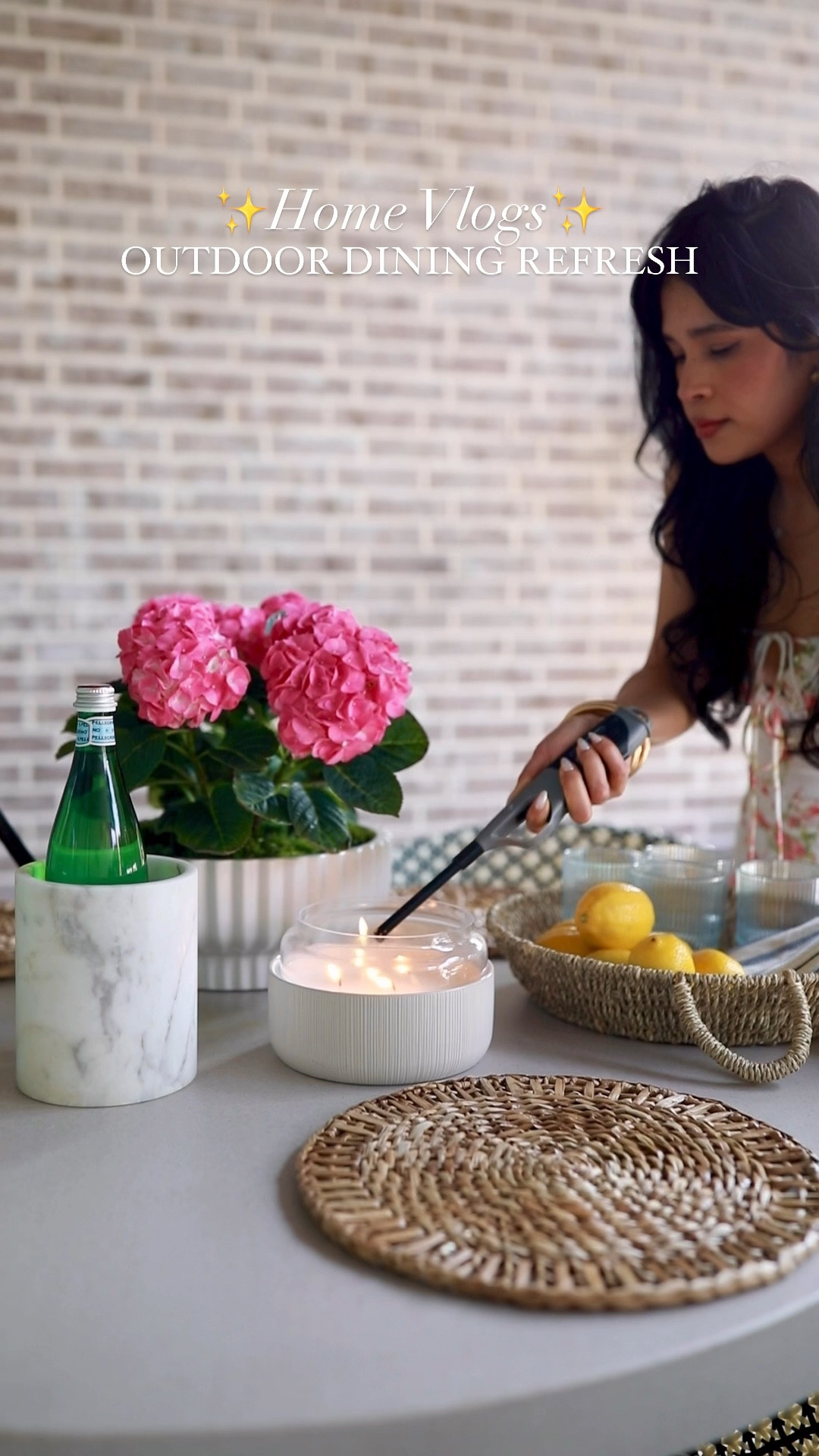 #ad Sharing my cozy outdoor dining set up with @kathykuohome I love the way this weather resistant rug pulled the entire look together! And if you are looking to refresh your patio this summer, then you need to check out all of the amazing Memorial Day deals going on right now! #LTKHome

Outdoor furniture, patio furniture 

#LTKVideo #LTKSeasonal