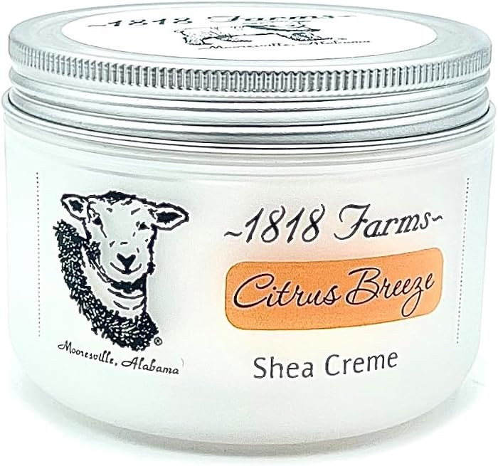 1818 Farms Shea Creme, 8 Fluid Ounces, Citrus Breeze | Amazon (US)