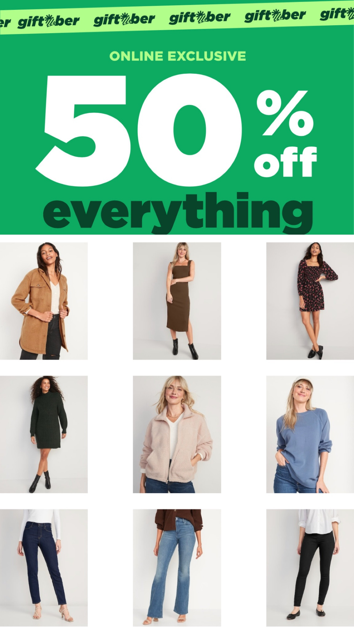 Old navy sale for women! 

#LTKSeasonal #LTKHoliday #LTKunder50