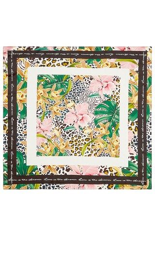 Silky Bandana Scarf in Animal Floral | Revolve Clothing (Global)