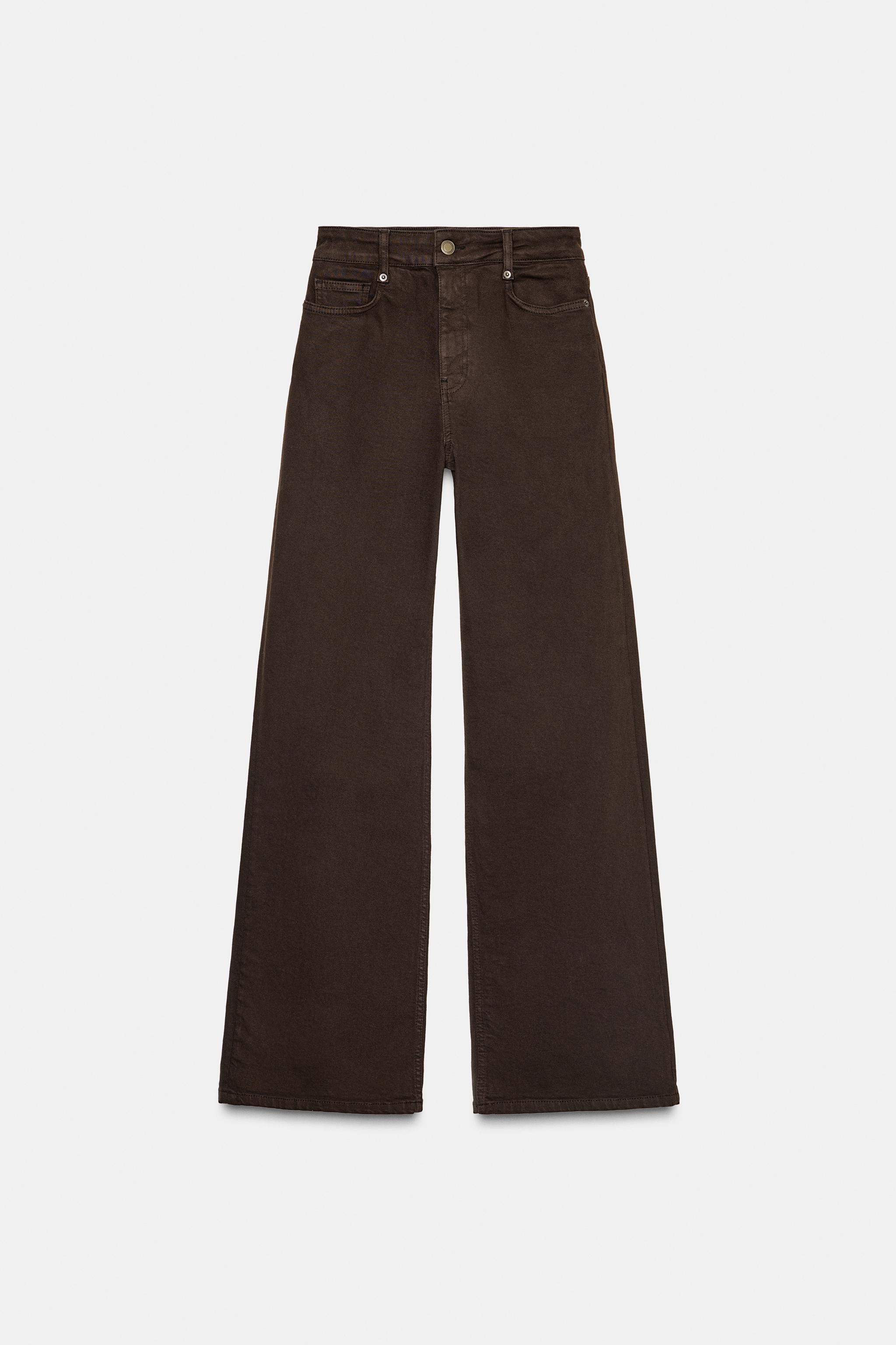 ZW COLLECTION WIDE-LEG HIGH-WAIST JEANS | Zara US