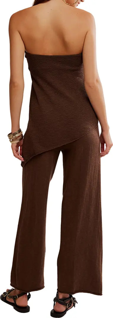 Krista Tube Top & Crop Wide Leg Pants Set | Nordstrom