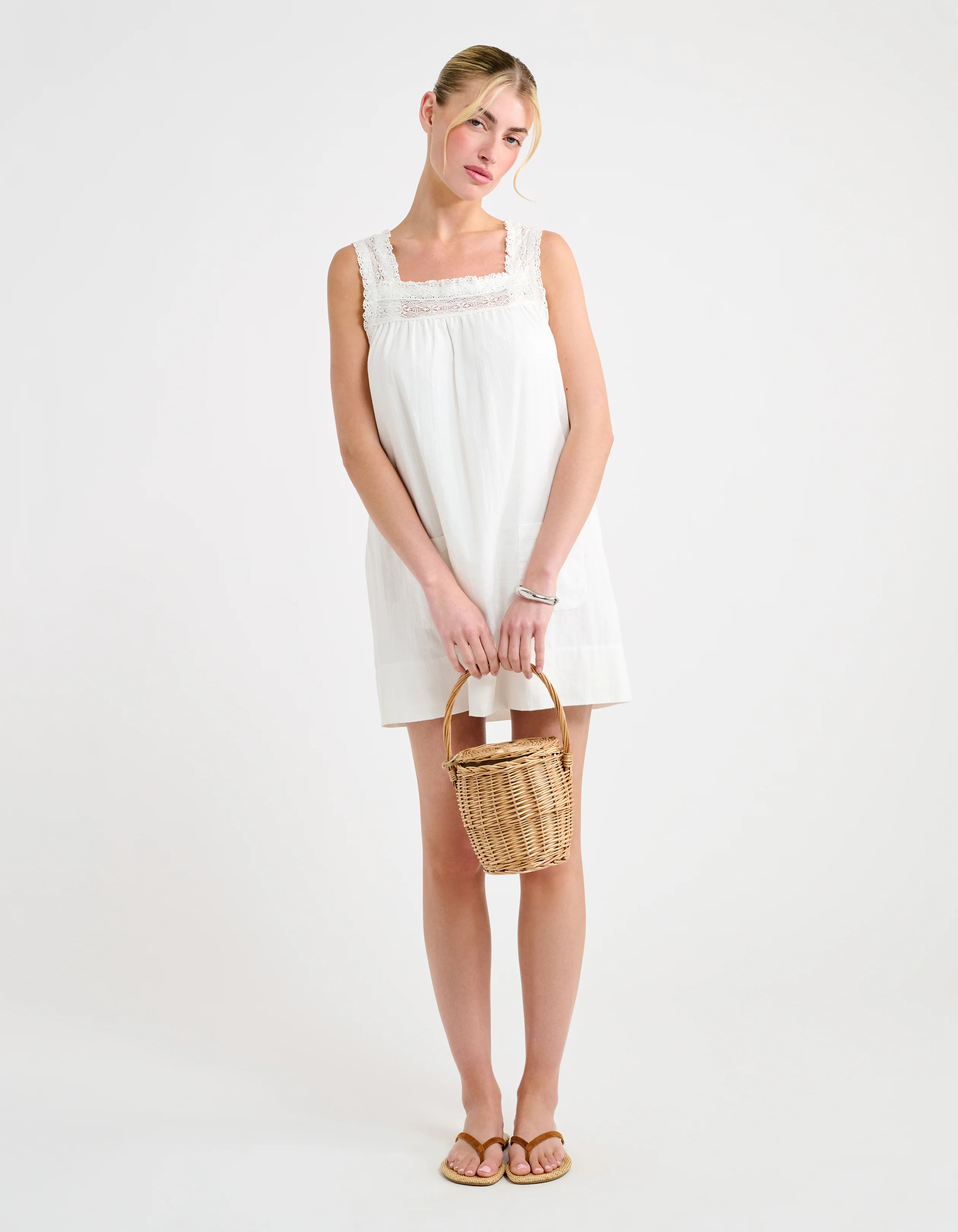 Willow Cotton Babydoll Mini Dress | Shop Rumored | Rumored