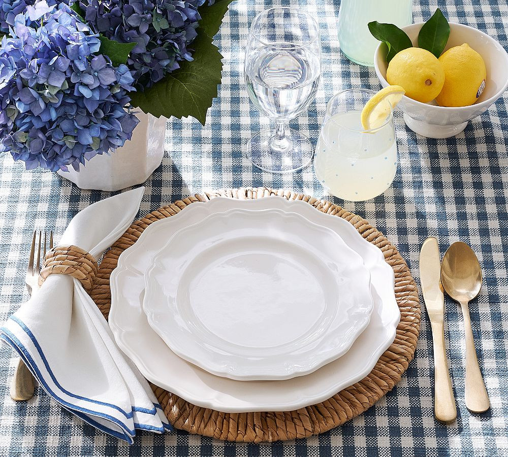 Heirloom Stoneware Dinner Plates - Set of 4 | Pottery Barn (US)
