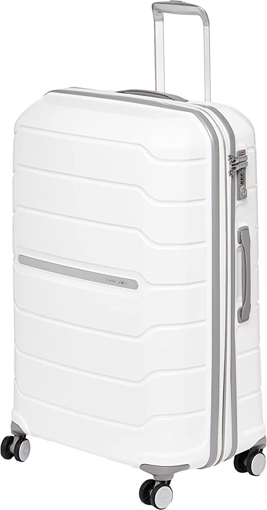 Samsonite Freeform Hardside Expandable with Double Spinner Wheels, White, Carry-On 21-Inch | Amazon (US)