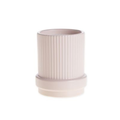 O&O by Olivia & Oliver™ Neroli 14 oz. Solid Fluted Jar Candle in Pink | Bed Bath & Beyond | Bed Bath & Beyond
