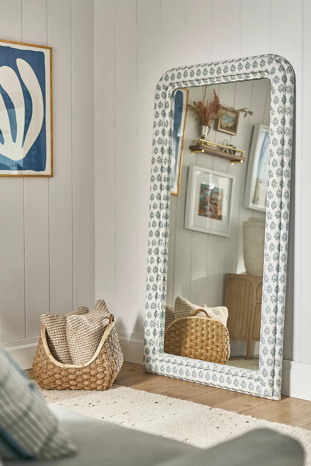 Jodi Upholstered Fabric Mirror | Anthropologie (US)