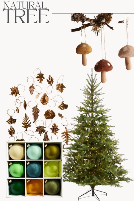 Nature inspired Christmas tree 

#LTKHoliday #LTKSeasonal #LTKhome