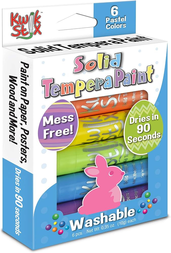 The Pencil Grip Kwik Stix Solid Paint Pens, Tempera Paint Pens, Super Quick Drying, Easter Editio... | Amazon (US)