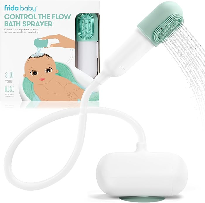 Frida Baby Control The Flow Bathtub Sprayer Attachment for Baby Bathtub, Shower Head with Scalp M... | Amazon (US)