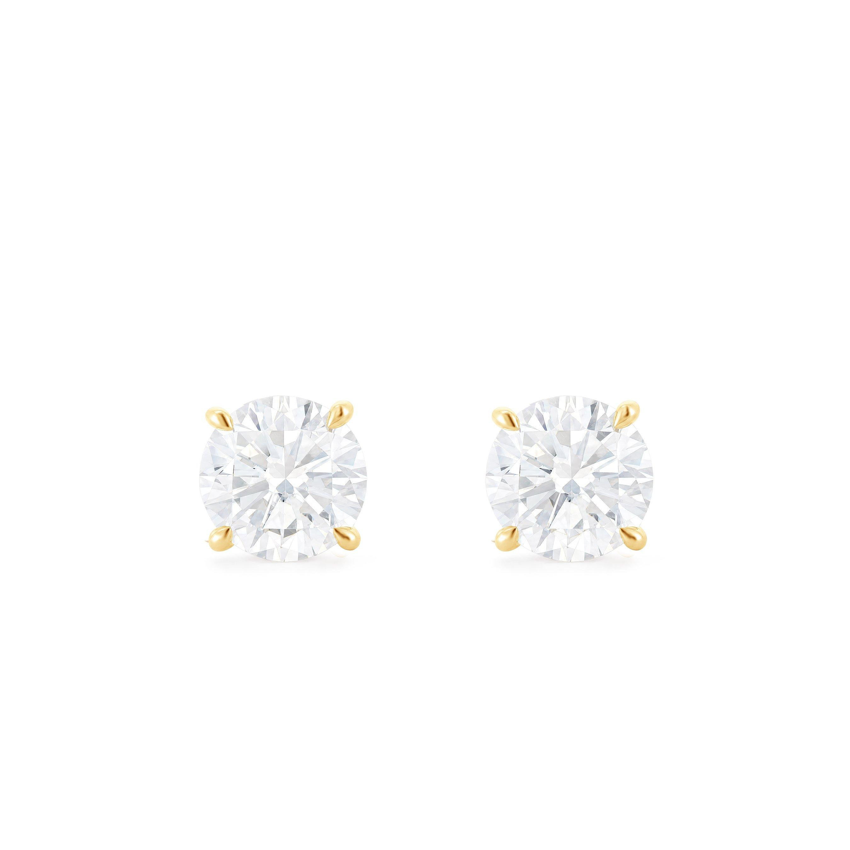 9ct Yellow Gold Lab Grown Diamond Stud Earrings | Beaverbrooks