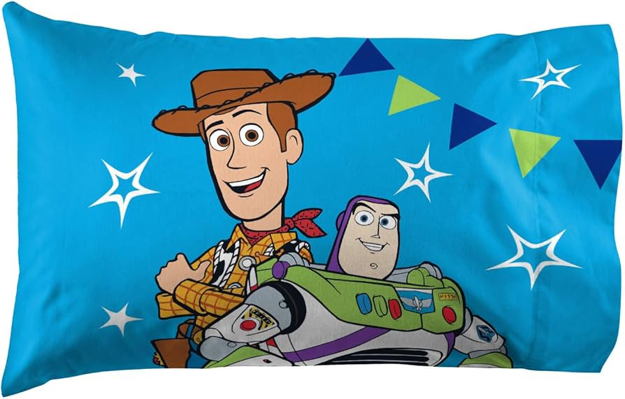 Jay Franco Disney Pixar Toy-Story You've Got A Friend in Me 1 Pack Pillowcase - Double-Sided Kids... | Amazon (US)