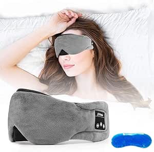 Number-one Wireless Sleep Mask Headphones Bluetooth 5.0 Sleeping Eye Mask with Gel Sleep Mask for... | Amazon (US)