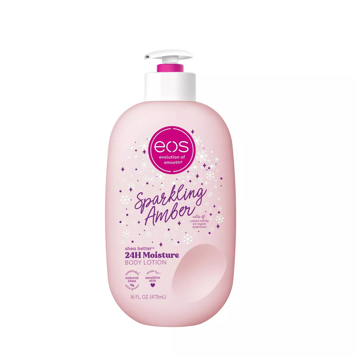 eos Shea Better Holiday Body Lotion – Sparkling Amber - 16  fl oz | Target
