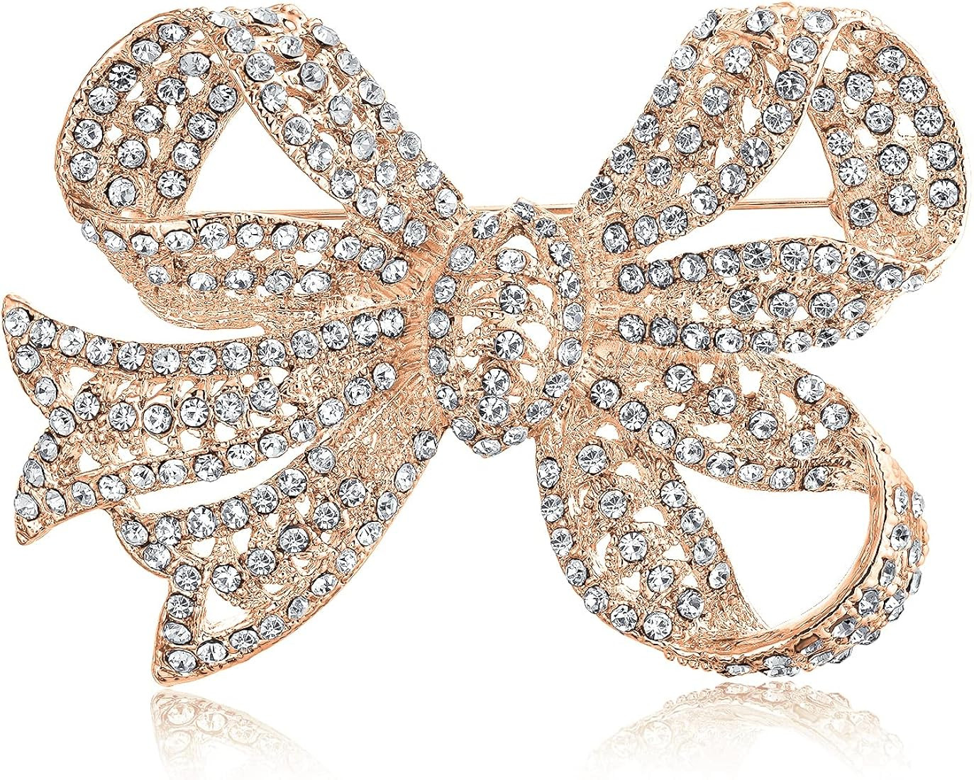 Bling Jewelry Victorian Vintage Style Winter Wedding Holiday Royal Blue White Glittering Crystal Pav | Amazon (US)