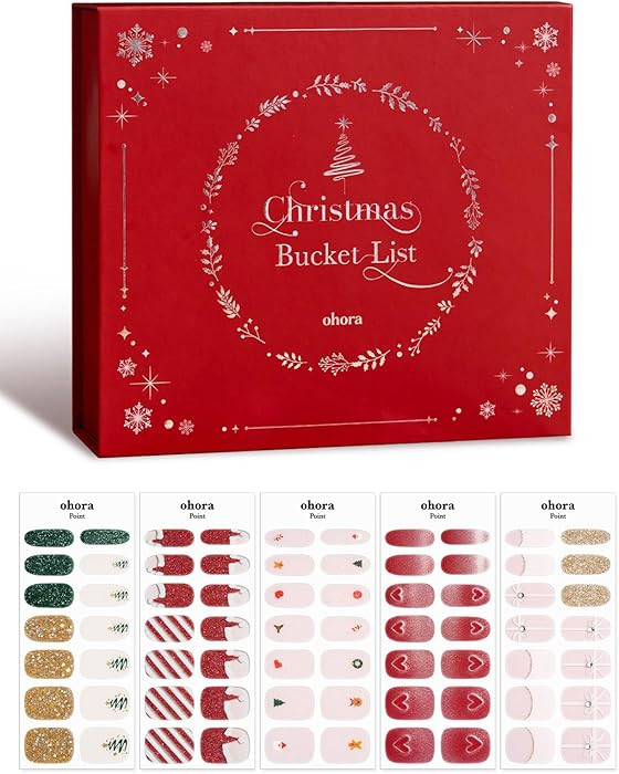 ohora Bundle Set (2024 Christmas Bucket List Set (Limited Edition)) - Works with Any Nail Lamps, ... | Amazon (US)