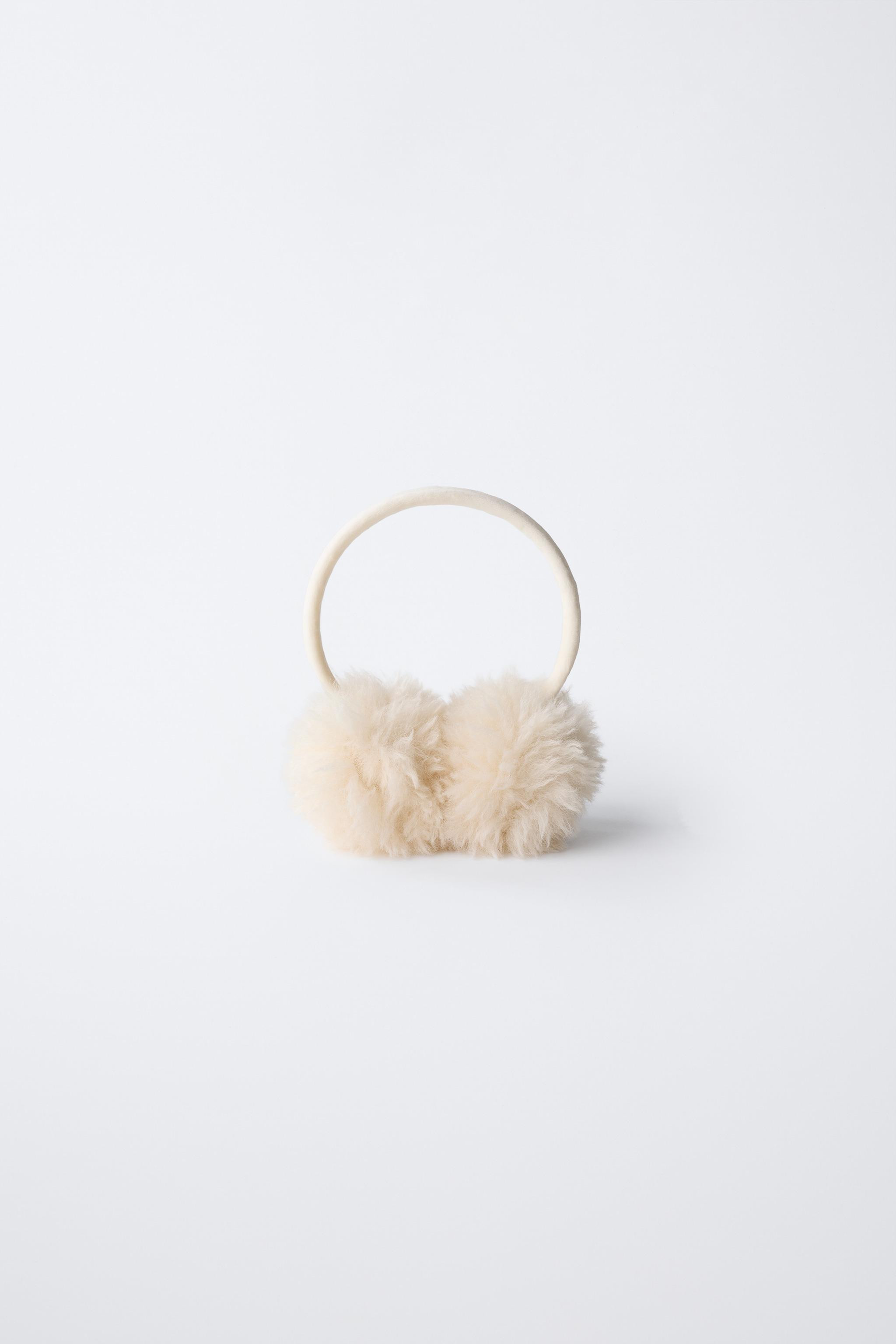 CURLY FAUX FUR EAR MUFFS SKI COLLECTION | Zara US