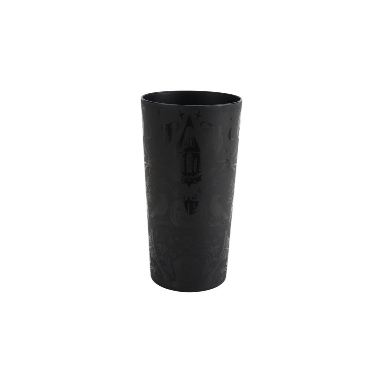 Mainstays 26 Ounce Round Plastic Etched Halloween Tumbler, Black | Walmart (US)