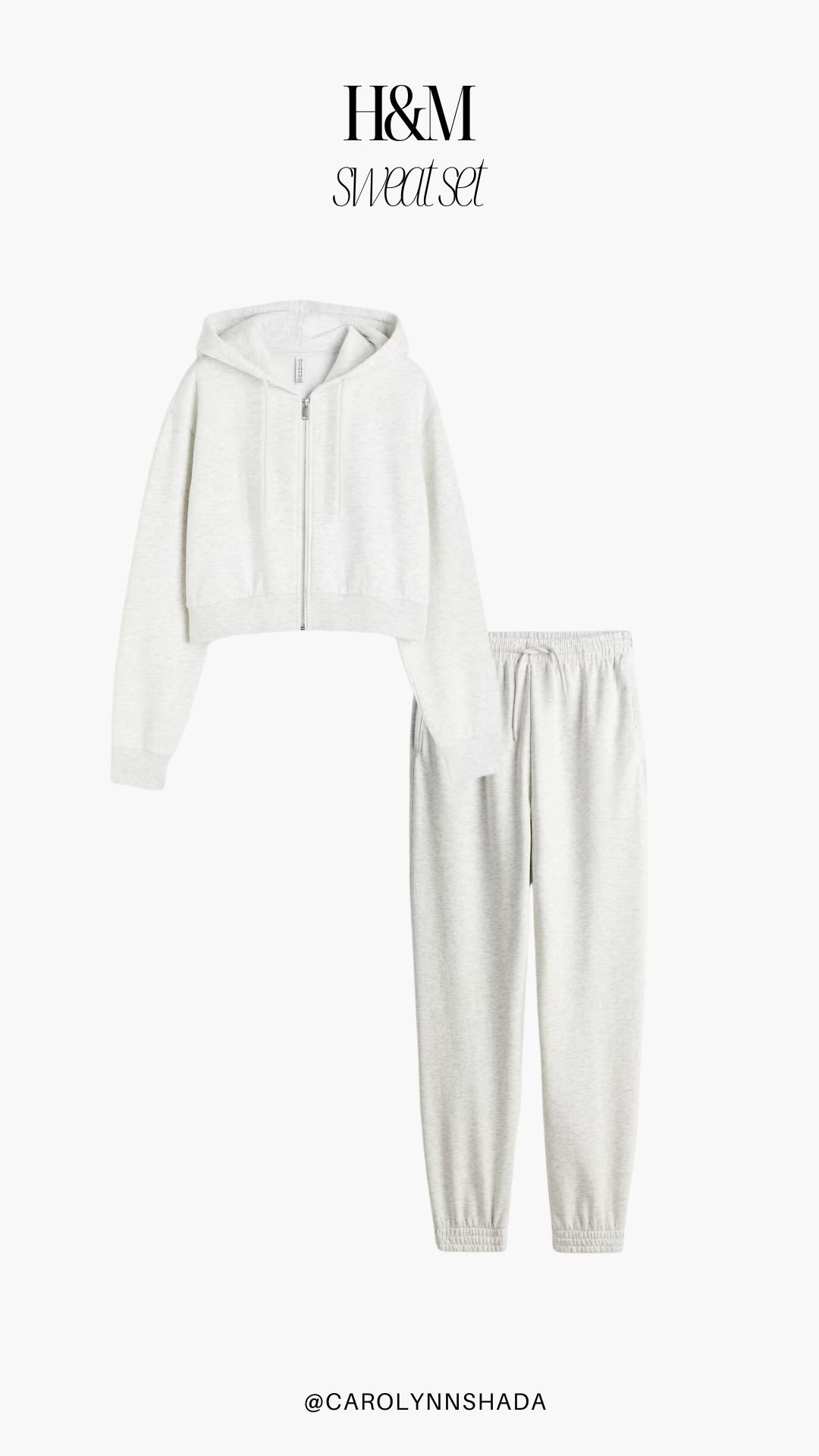 Just purchased this H&M sweat set! Such a great deal at under $50 for both pieces & comes in a bunch of different colors 

 #LTKFindsUnder50 #LTKStyleTip