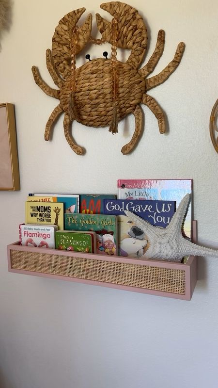 Nursery wall links! Books, book shelf, rocker recliner, rattan floor lamp, and more. 

#LTKBaby #LTKVideo #LTKHome