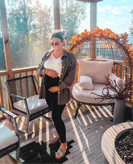 Maternity lounge outfit free people dupe fall outfit Buddha bracelet dupe amazon prime day deals