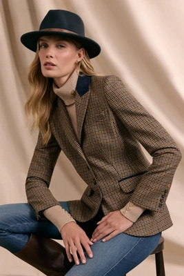 Hacking Jacket (Abbot Check Tweed) | Holland Cooper
