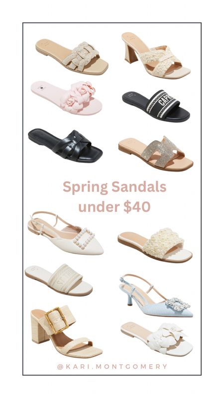 Roundup of the cutest spring sandals $15-$38! 

Target style 
Spring shoes 
Spring break
The look for less

#LTKfindsunder50 #LTKshoecrush #LTKSeasonal
